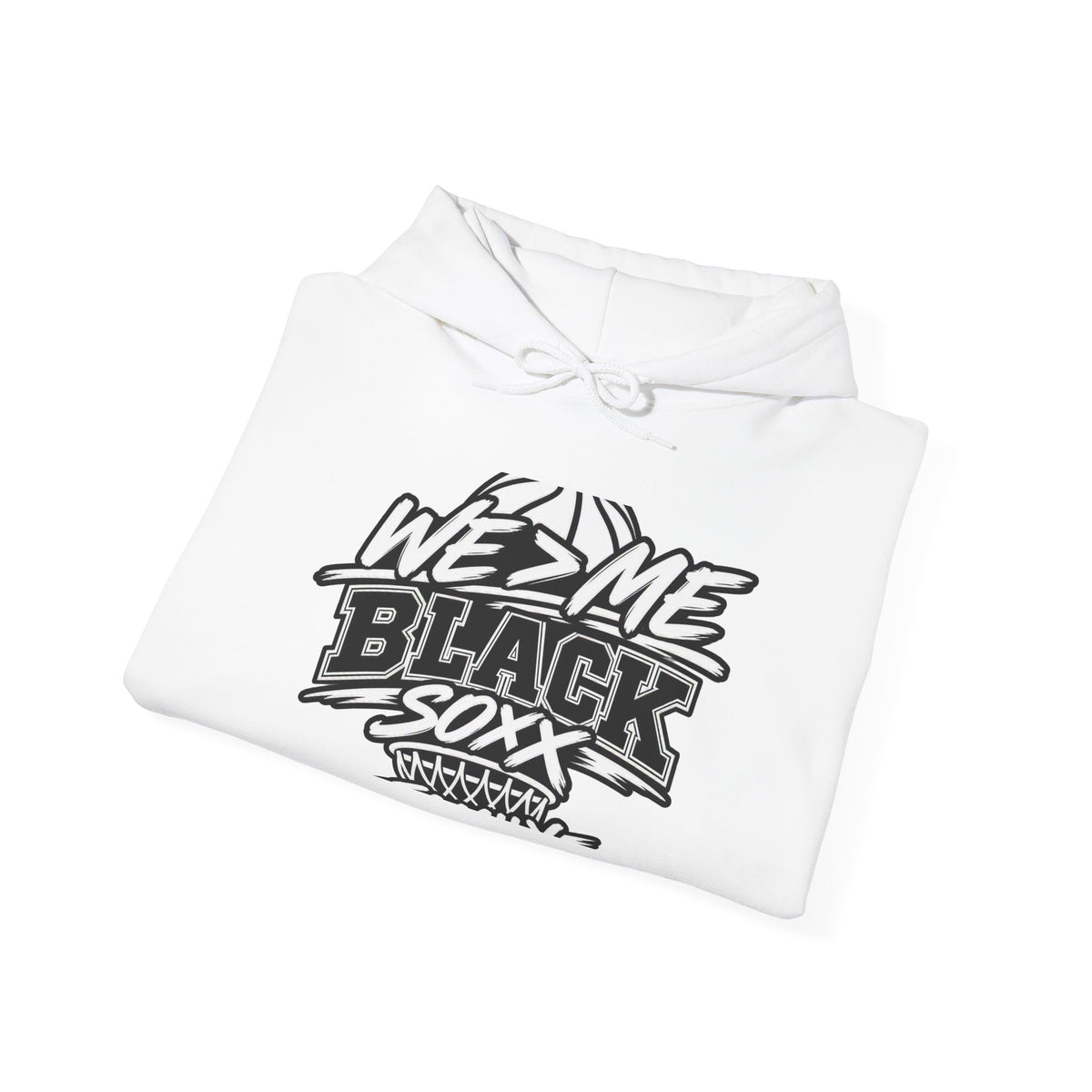 We Z Me Black Soxx Hoodie — Street Baseball Graphic Pullover