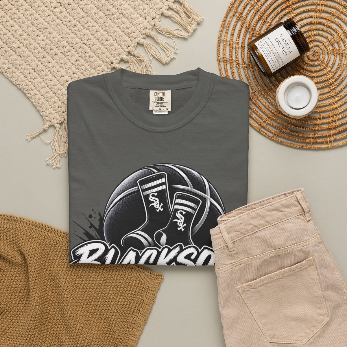 Blacksoxx Basketball T-Shirt — Vintage Slam Dunk Team Tee