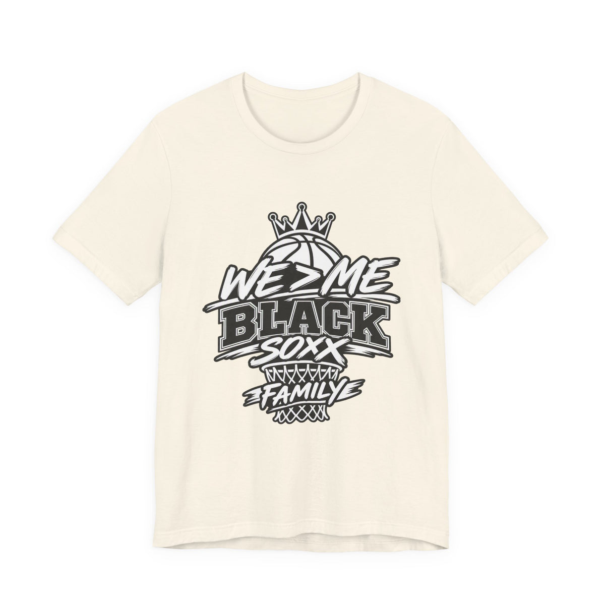 We 2 Me Black Soxx Family Basketball Tee