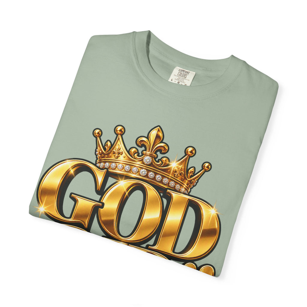 God Did!! Graphic T-Shirt — Gold Crown Christian Faith Tee