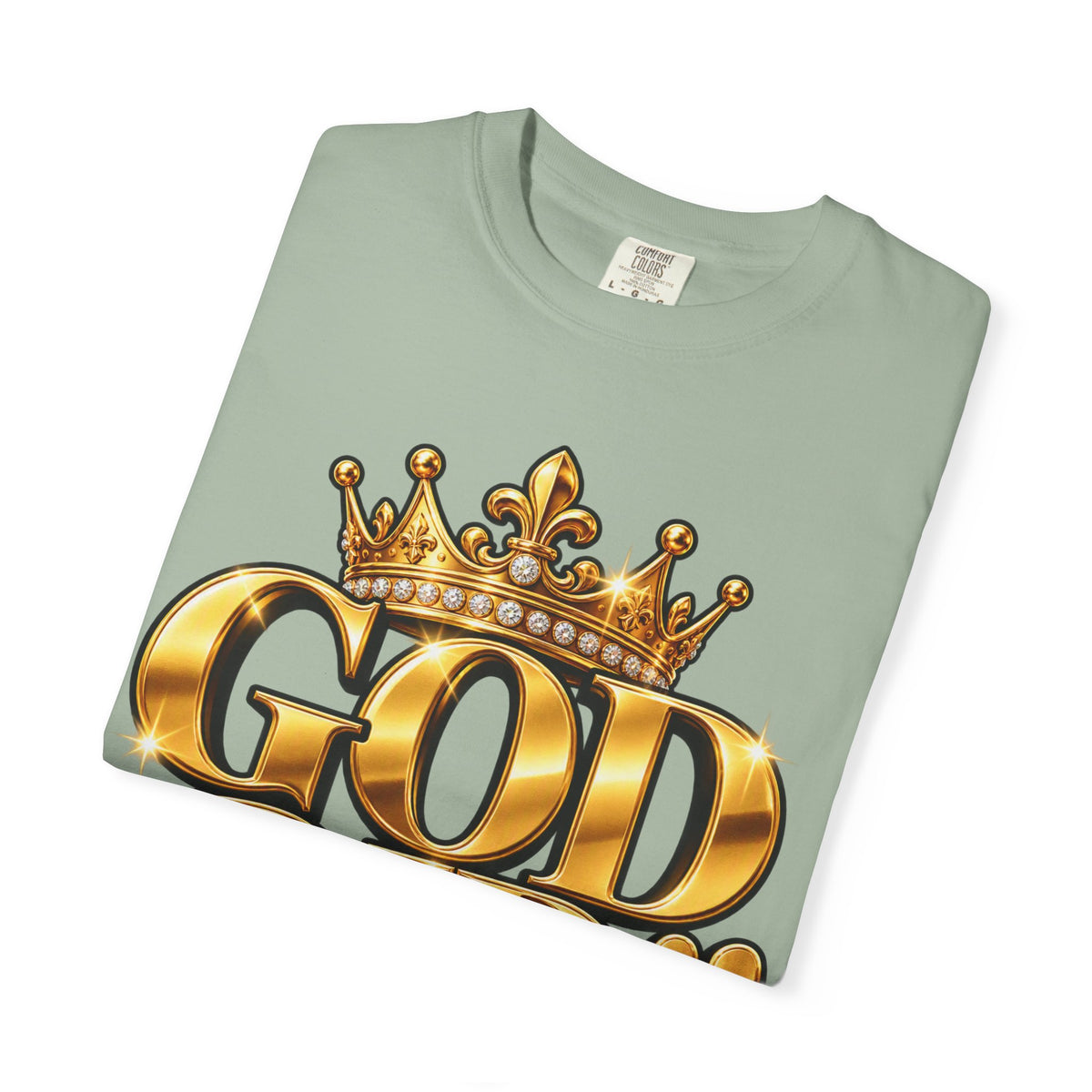 God Did!! Graphic T-Shirt — Gold Crown Christian Faith Tee