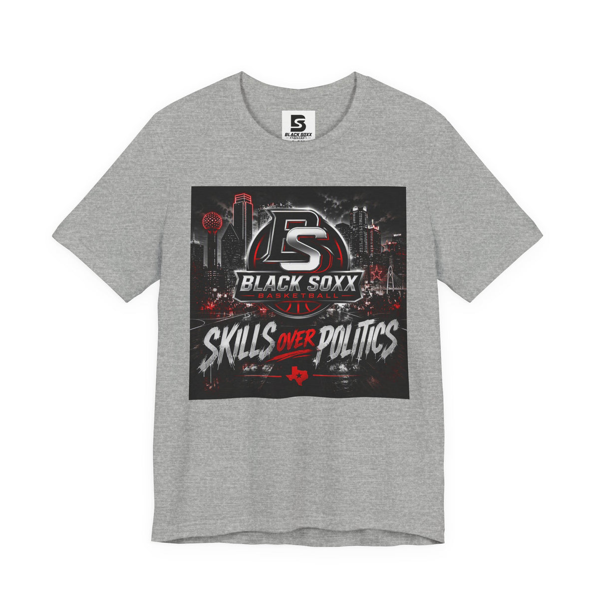 Skills Over Politics T-Shirt — Black Soxx