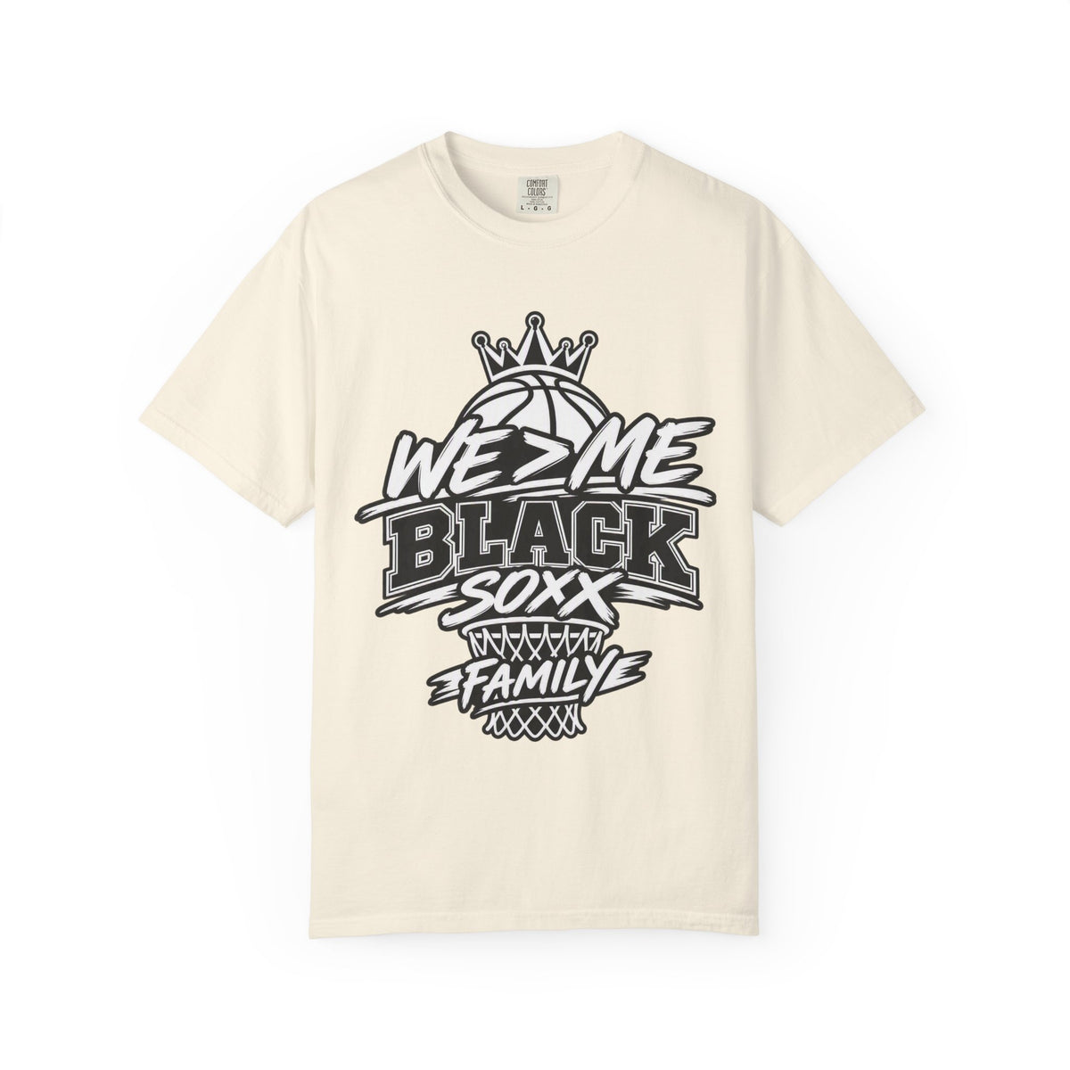 Black Soxx Family Basketball T-Shirt – 'We 2 Me' Streetwear Tee