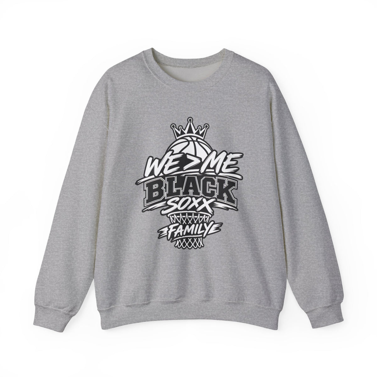 We Z Me Black Soxx Family Crewneck Sweatshirt