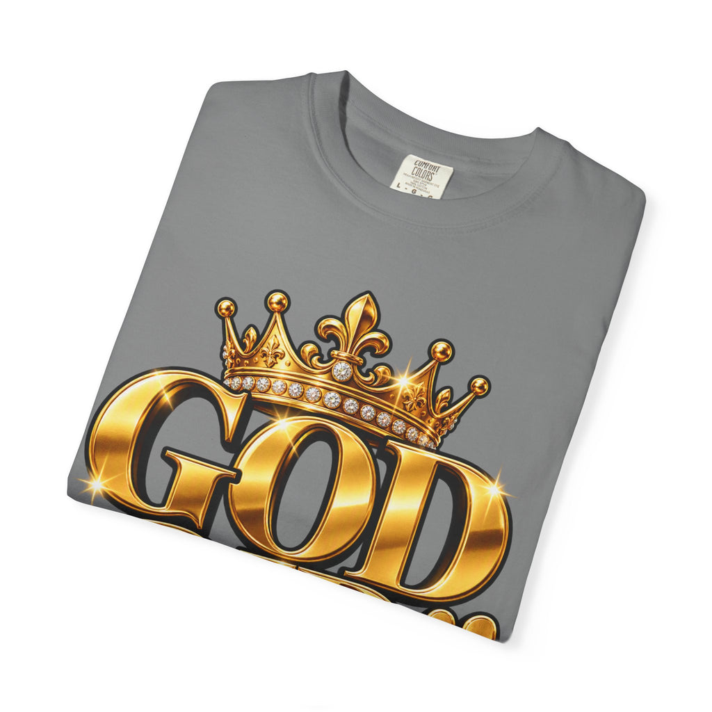 God Did!! Graphic T-Shirt — Gold Crown Christian Faith Tee