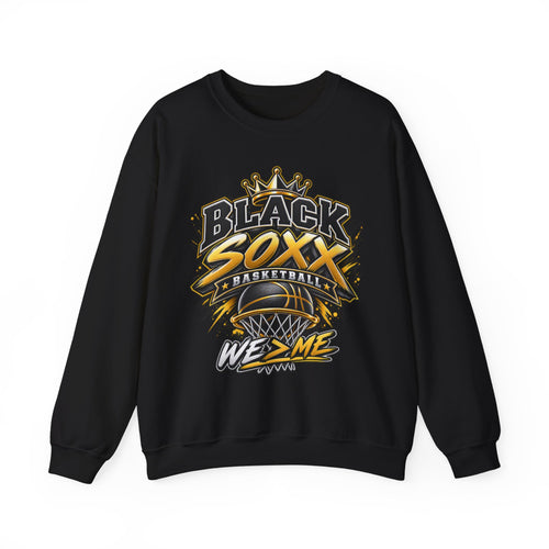Basketball Crewneck - "Black Soxx" Team Logo Sweatshirt