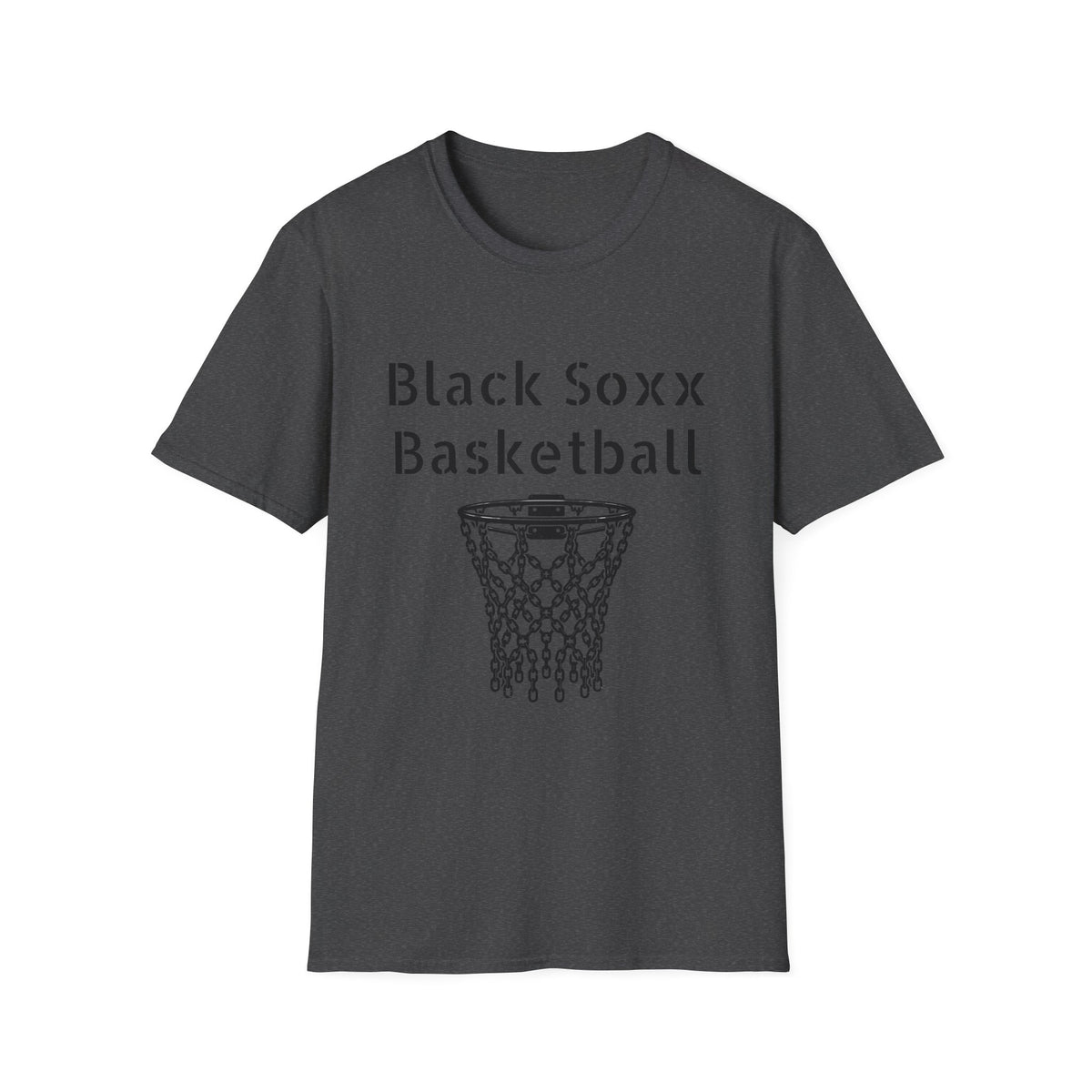 Black Soxx Basketball T‑Shirt — Graphic Hoop & Team Growth Tee