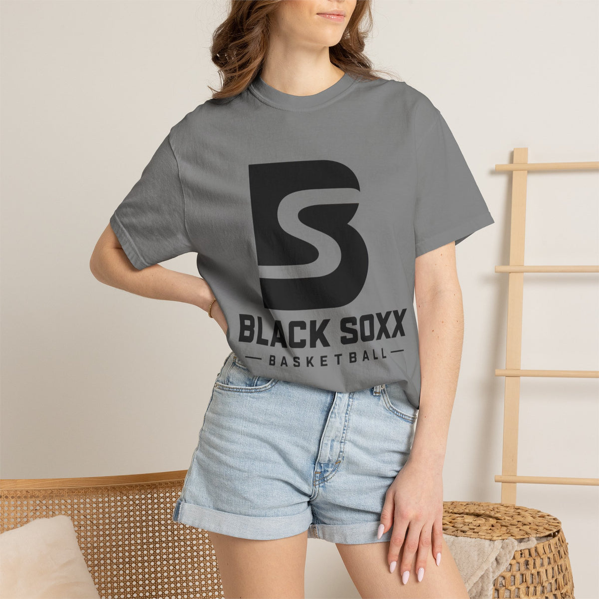 Black Soxx Basketball Logo T-Shirt