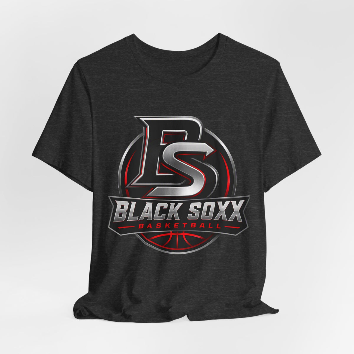 Black Soxx Basketball Logo Tee — Team Fan Short Sleeve Shirt