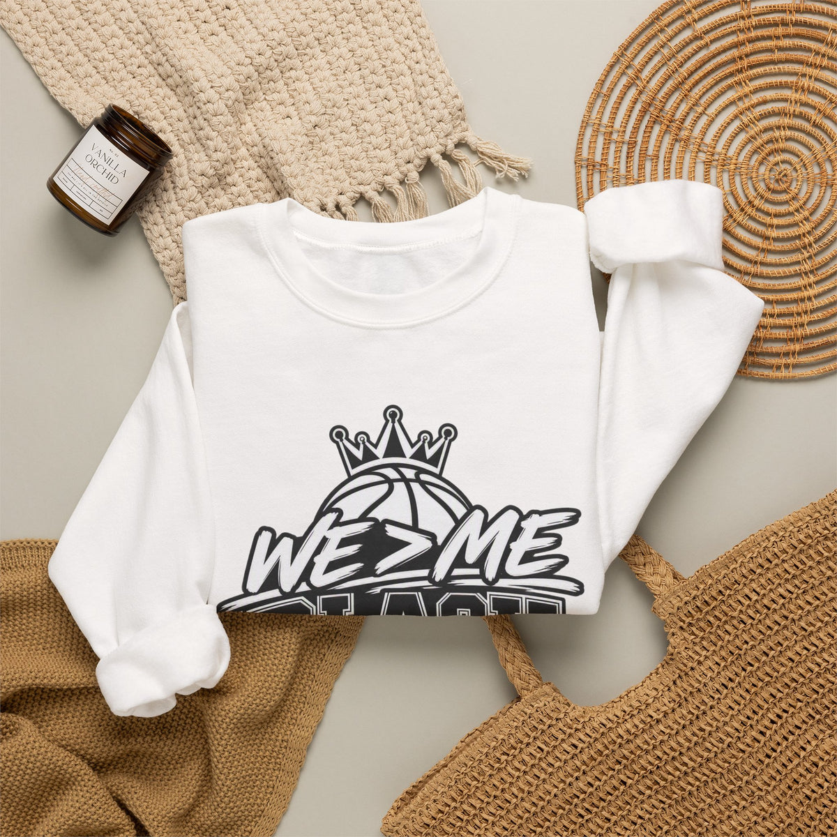 We Z Me Black Soxx Family Crewneck Sweatshirt