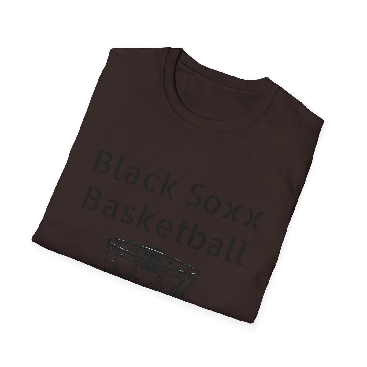 Black Soxx Basketball T‑Shirt — Graphic Hoop & Team Growth Tee