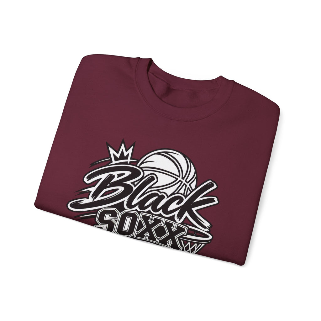 Black Soxx for Life Sweatshirt — Retro Basketball Crewneck