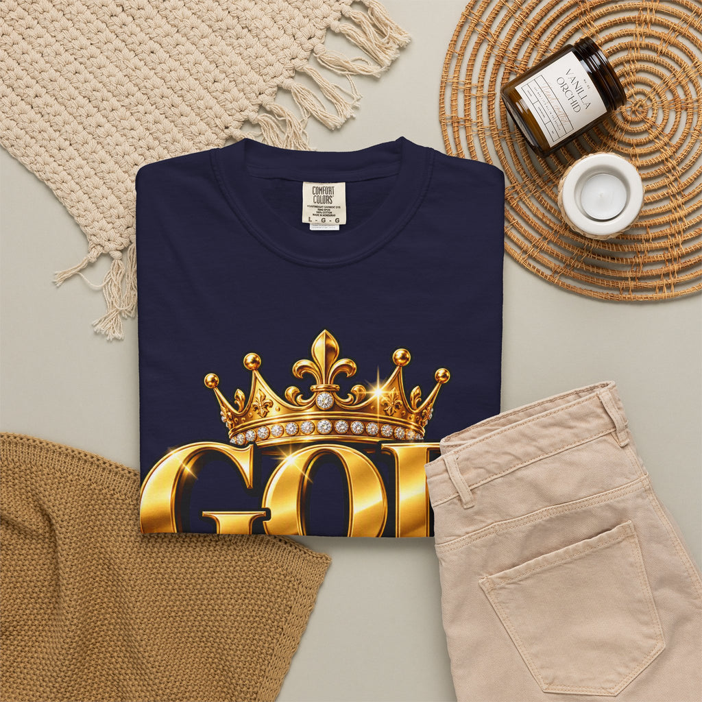 God Did!! Graphic T-Shirt — Gold Crown Christian Faith Tee