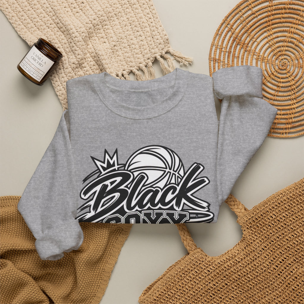 Black Soxx for Life Sweatshirt — Retro Basketball Crewneck