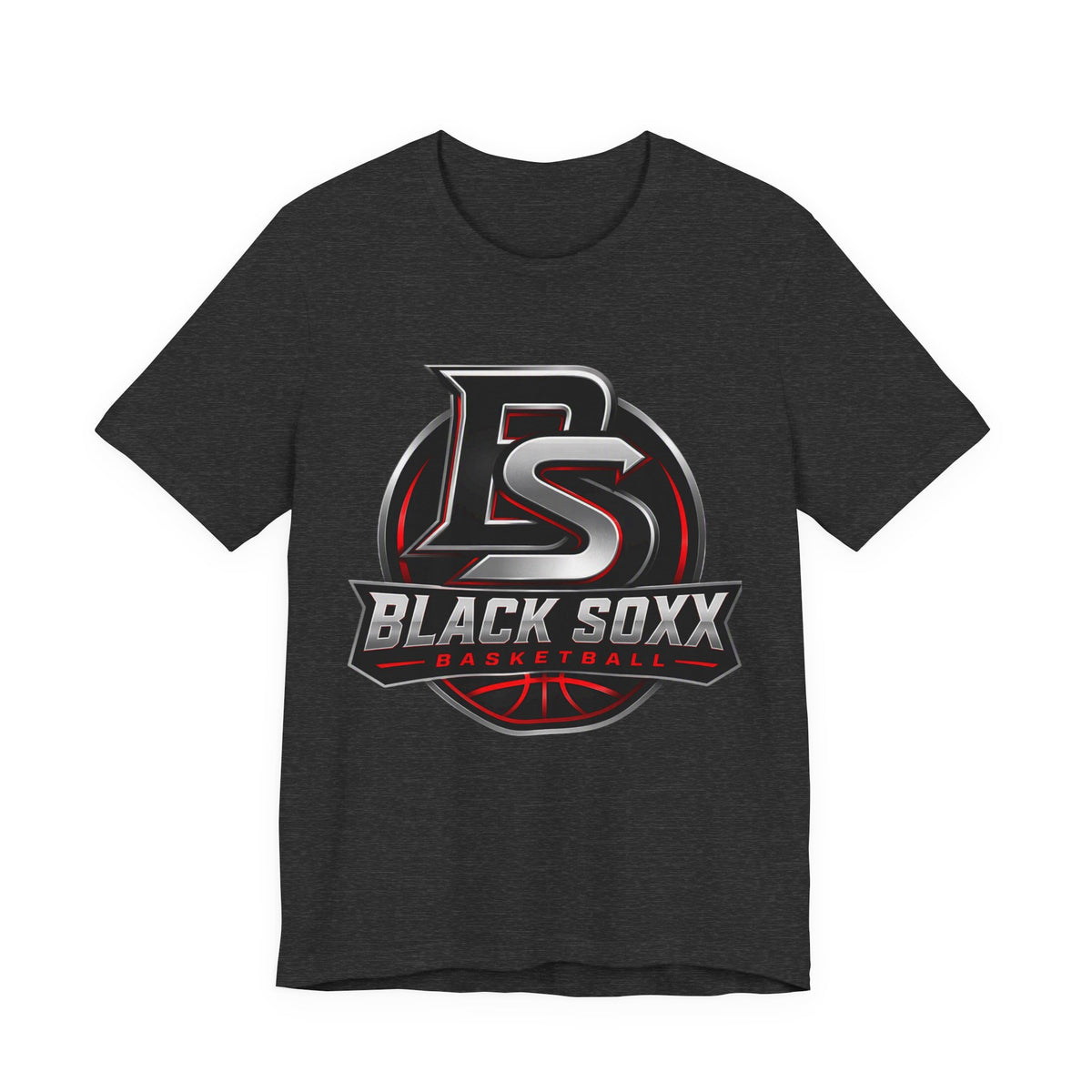 Black Soxx Basketball Logo Tee — Team Fan Short Sleeve Shirt