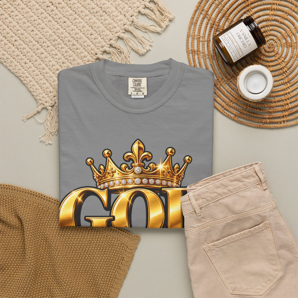 God Did!! Graphic T-Shirt — Gold Crown Christian Faith Tee