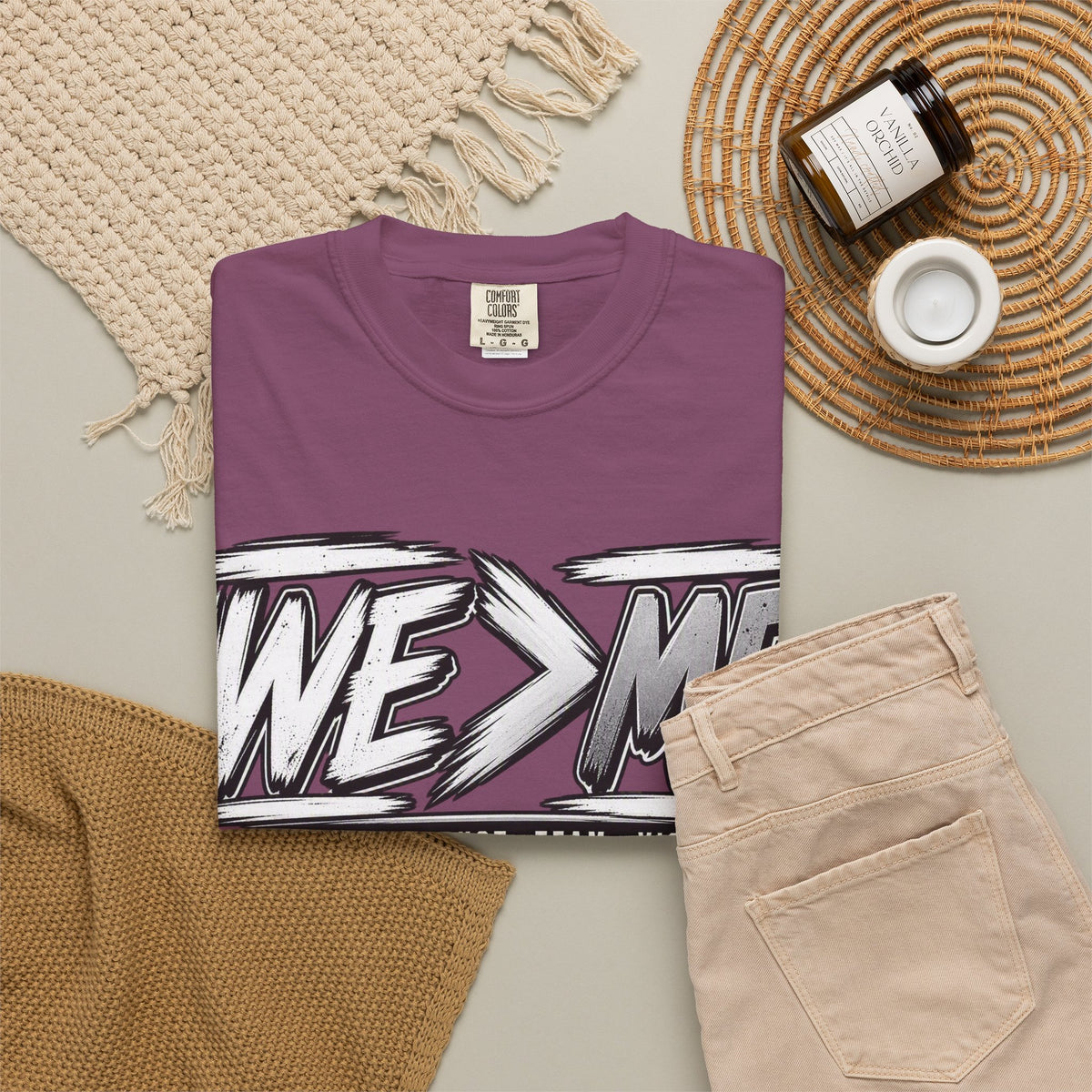 We > Me Basketball Team T-Shirt — "Together. Trust. Team. Victory."
