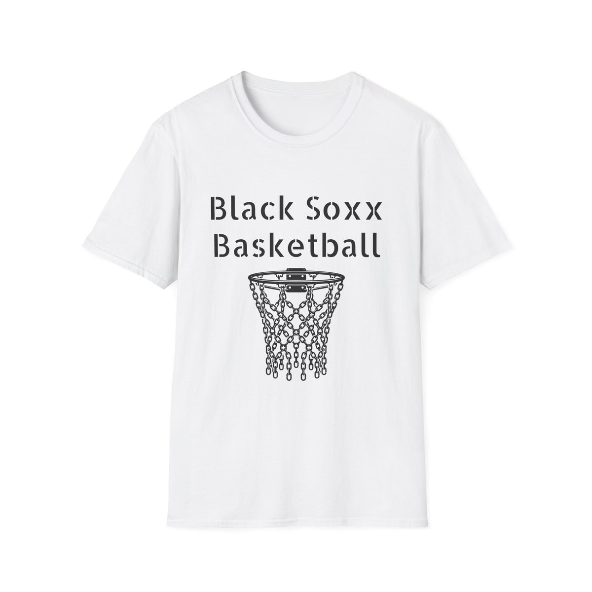 Black Soxx Basketball T‑Shirt — Graphic Hoop & Team Growth Tee