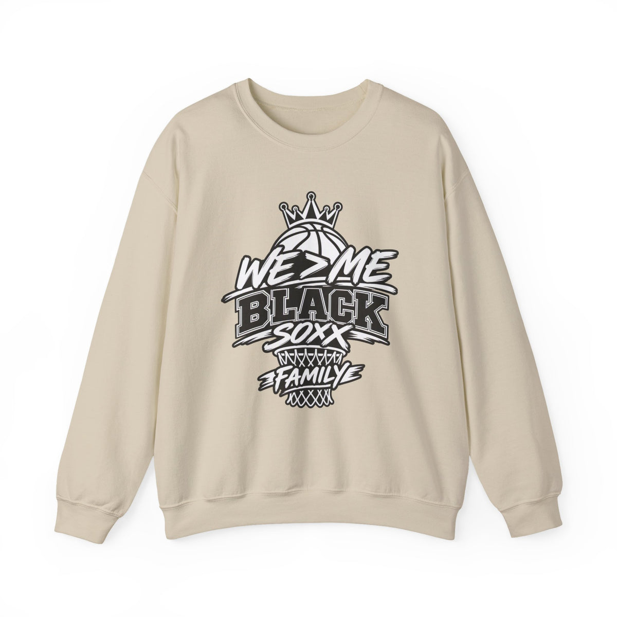 We Z Me Black Soxx Family Crewneck Sweatshirt