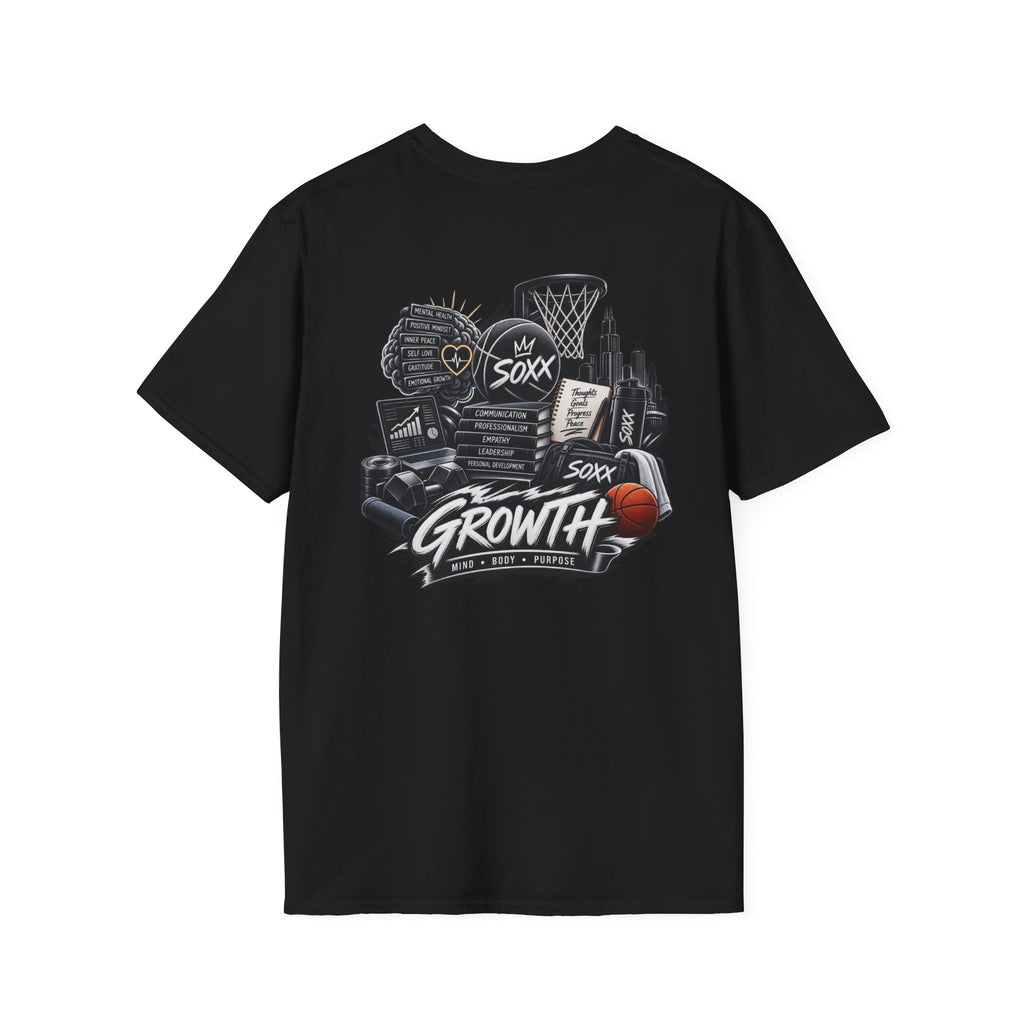 Black Soxx Basketball T‑Shirt — Graphic Hoop & Team Growth Tee
