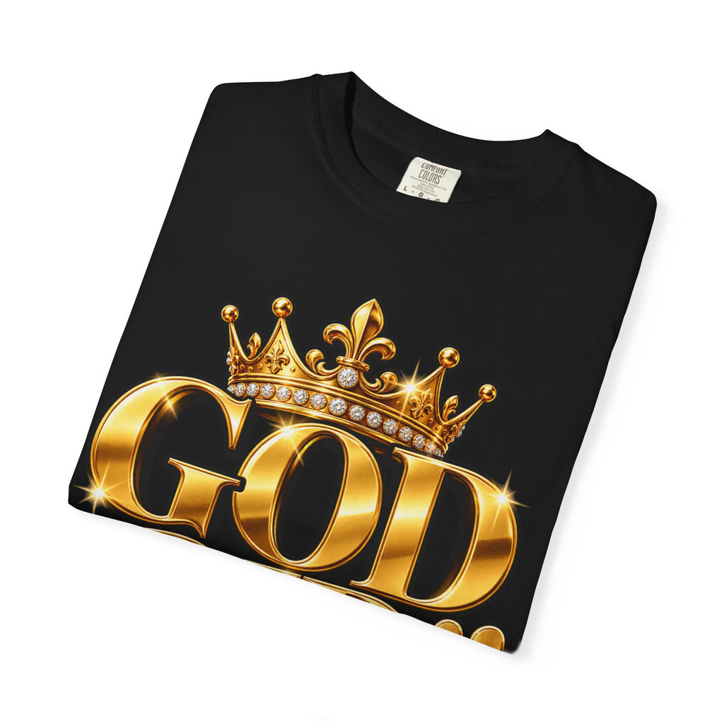 God Did!! Graphic T-Shirt — Gold Crown Christian Faith Tee
