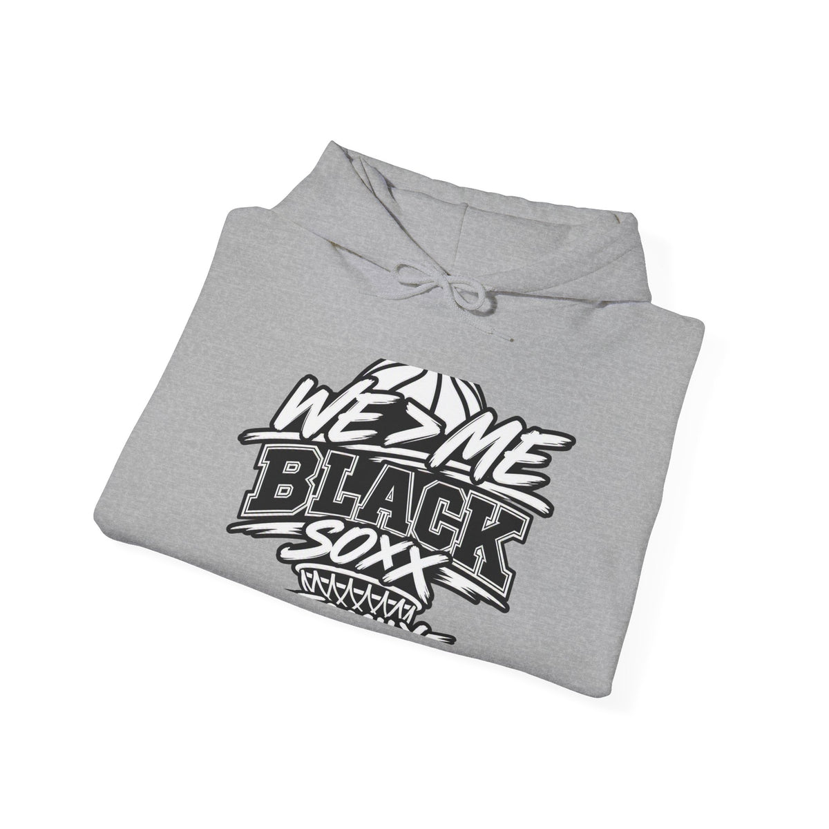 We Z Me Black Soxx Hoodie — Street Baseball Graphic Pullover