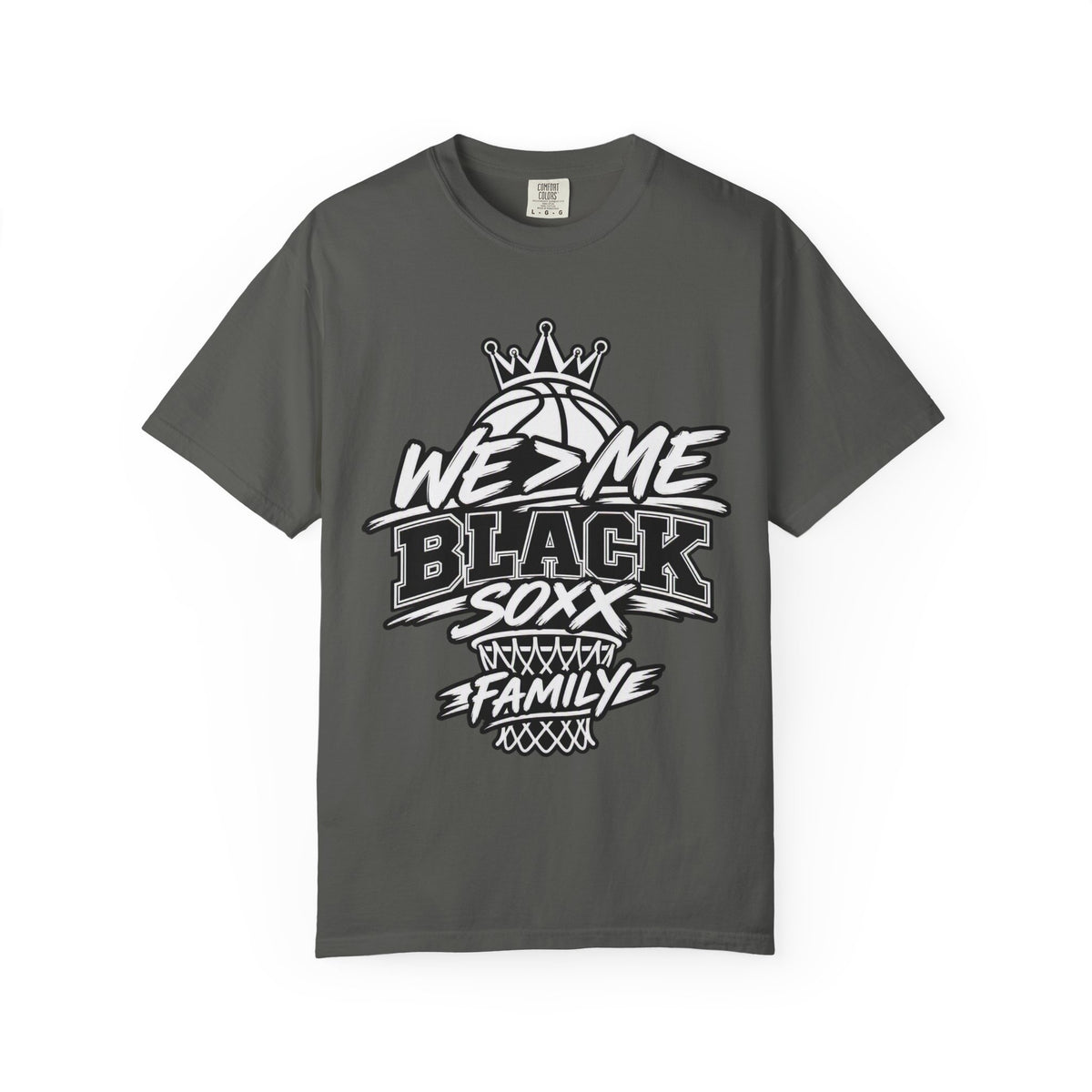 Black Soxx Family Basketball T-Shirt – 'We 2 Me' Streetwear Tee