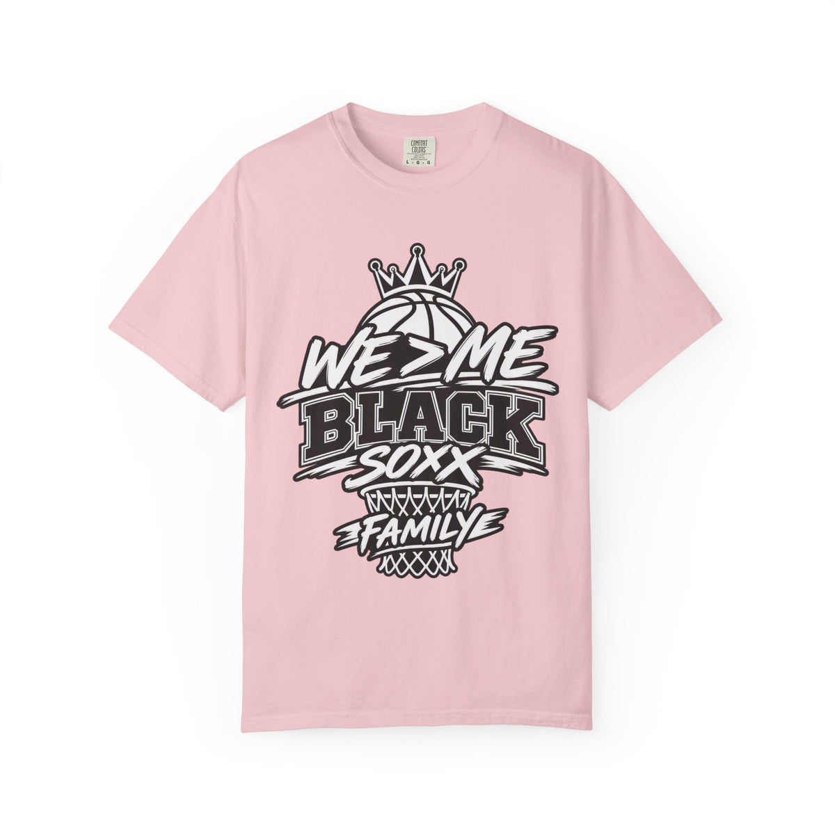 Black Soxx Family Basketball T-Shirt – 'We 2 Me' Streetwear Tee